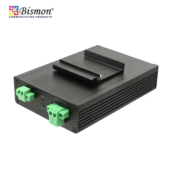 4-Ch Din-rail Ethernet Extender IP over 2-wire up to 600m (100Mbps)